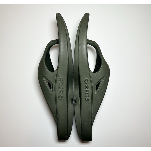 OOFOS Original Forest Green Flip Flop Thong Sandals Unisex Men 13 Women 15 EU 46 - Picture 8 of 11